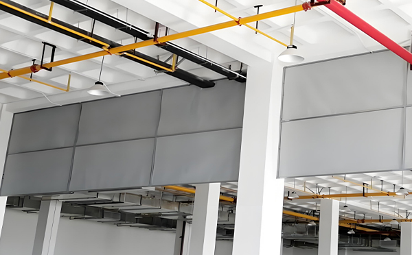 兰州新区防火布挡烟垂壁