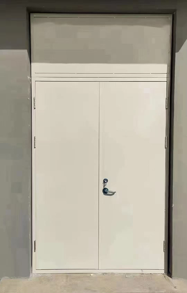 展览馆项目完成大跨度兰州新区防火门安装